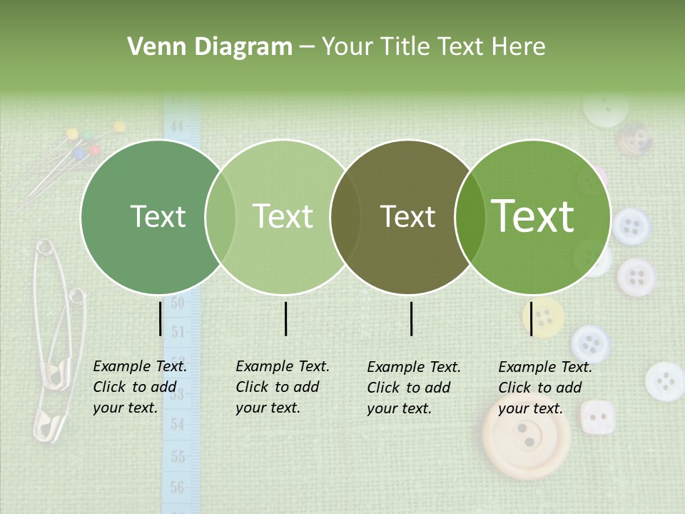 Supplies Fashion Decoration PowerPoint Template