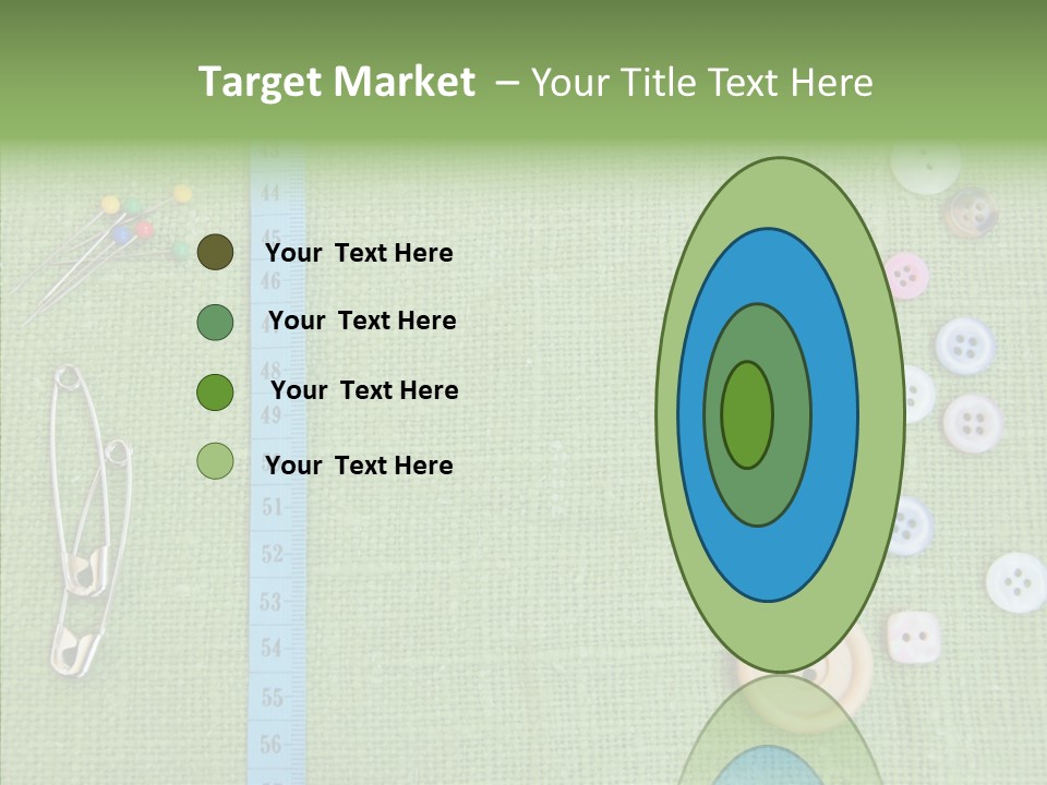 Supplies Fashion Decoration PowerPoint Template