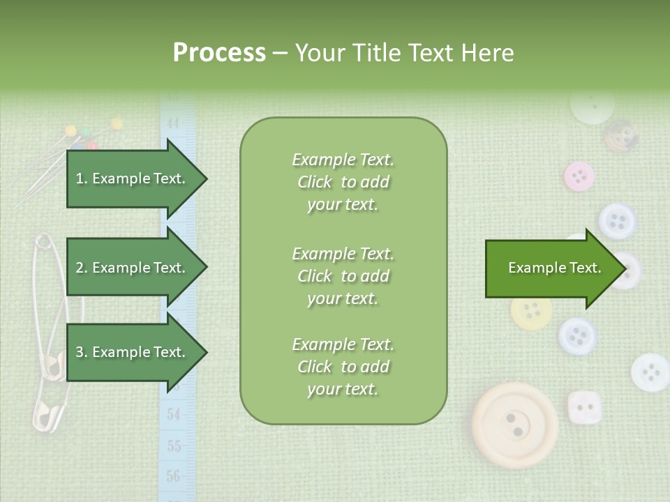 Supplies Fashion Decoration PowerPoint Template