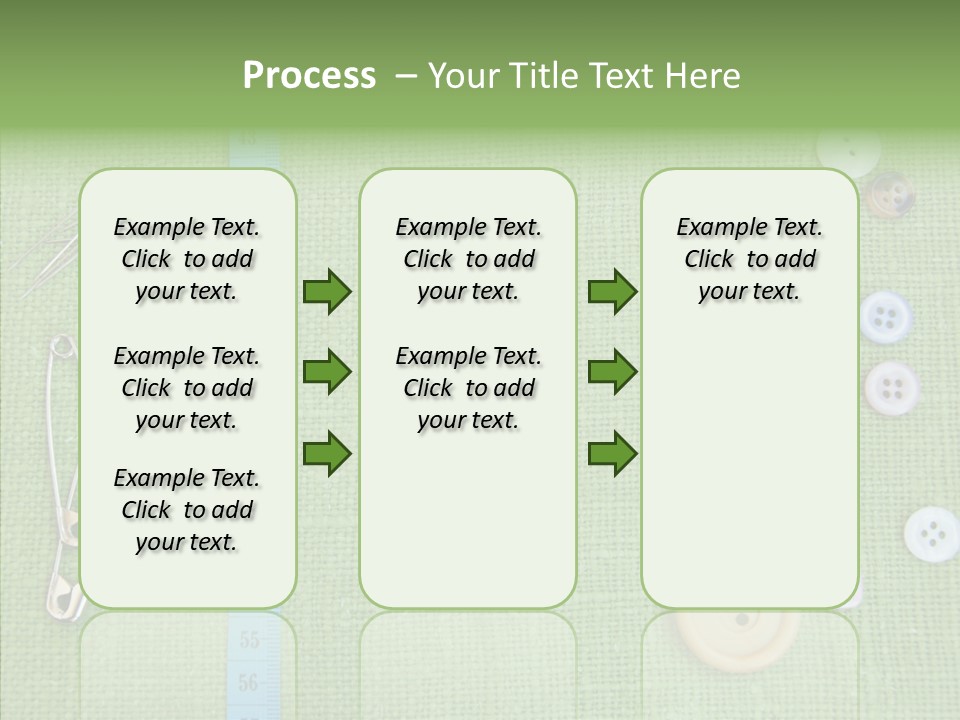 Supplies Fashion Decoration PowerPoint Template