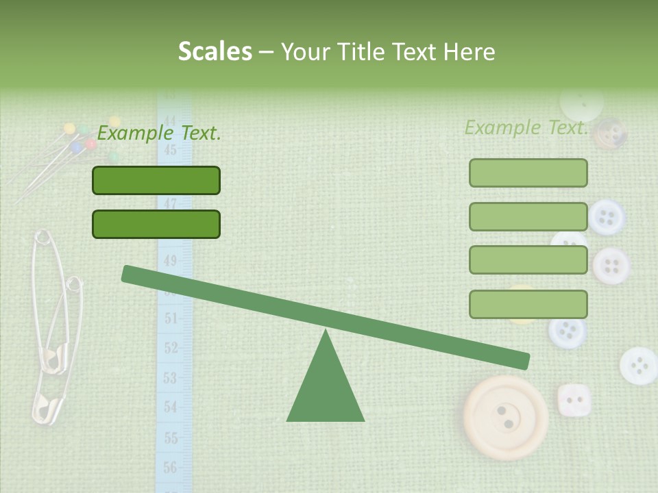 Supplies Fashion Decoration PowerPoint Template