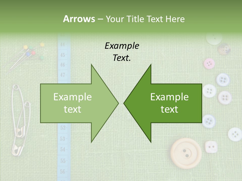 Supplies Fashion Decoration PowerPoint Template