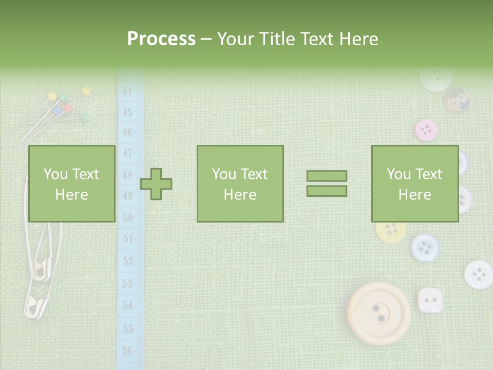 Supplies Fashion Decoration PowerPoint Template