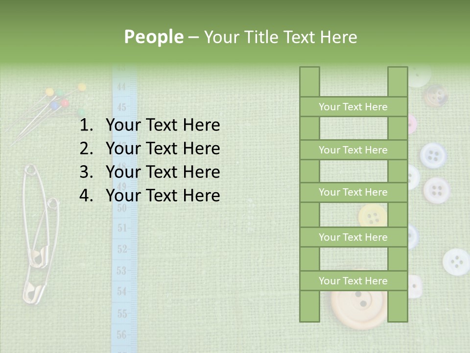 Supplies Fashion Decoration PowerPoint Template