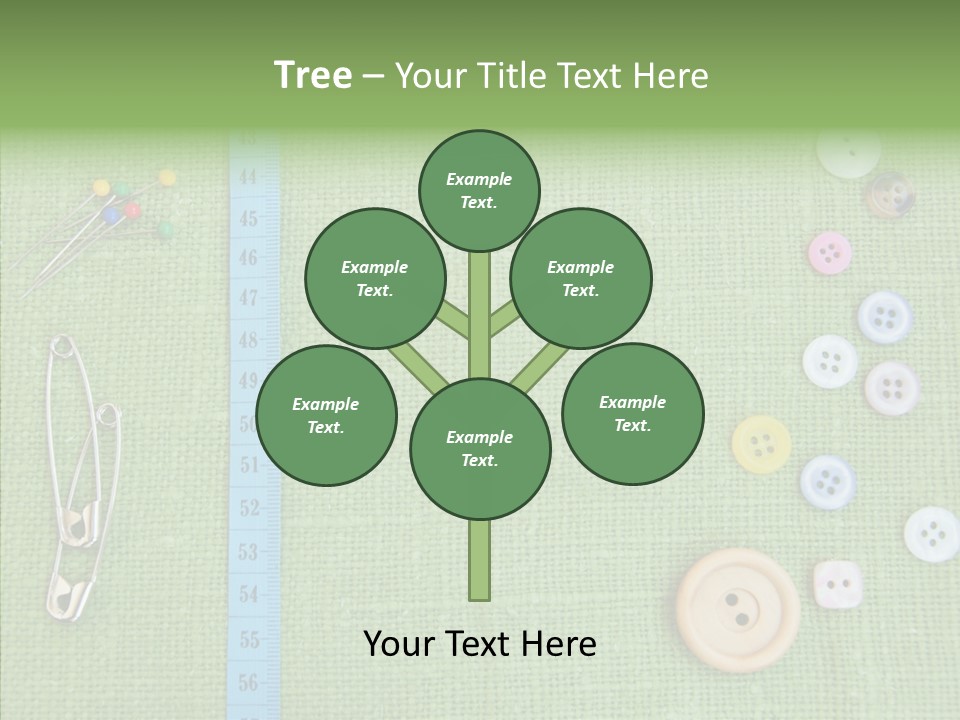 Supplies Fashion Decoration PowerPoint Template