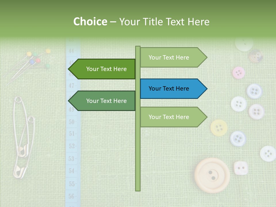 Supplies Fashion Decoration PowerPoint Template