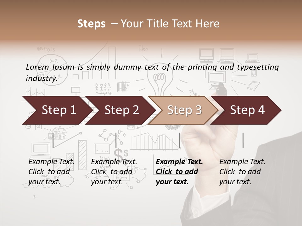 Creative Success Diagram PowerPoint Template