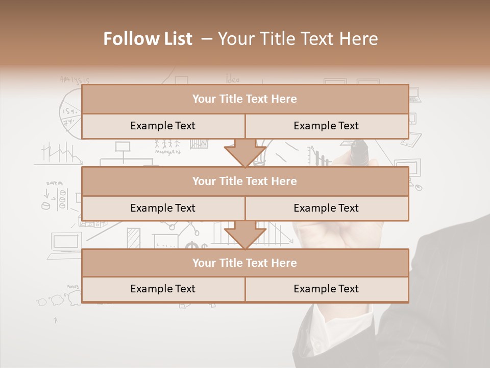 Creative Success Diagram PowerPoint Template