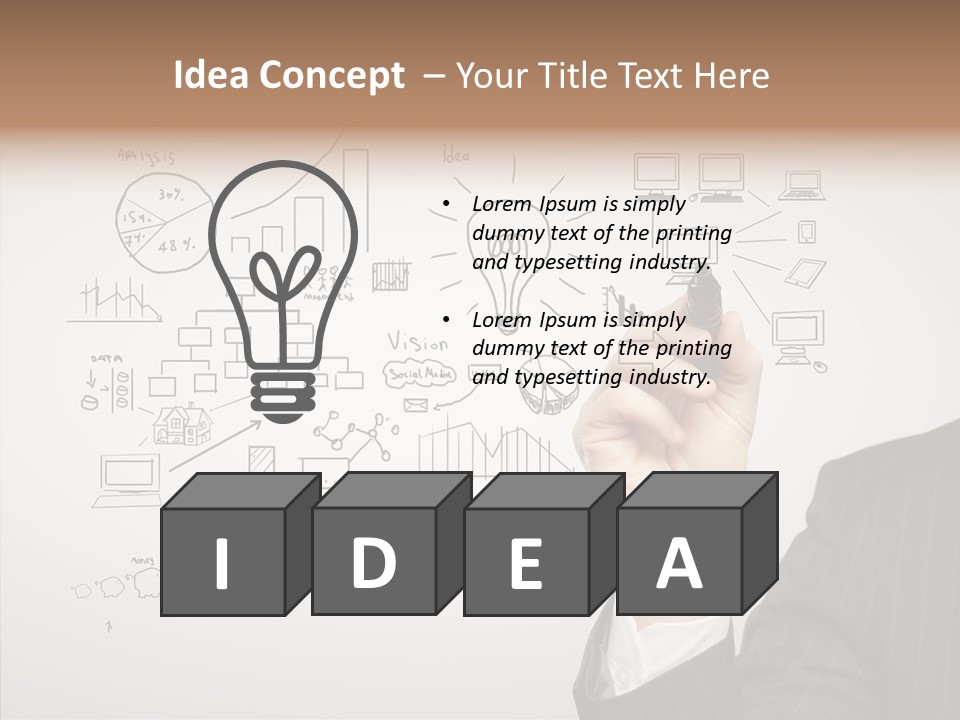 Creative Success Diagram PowerPoint Template
