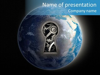 Earth America Planet PowerPoint Template