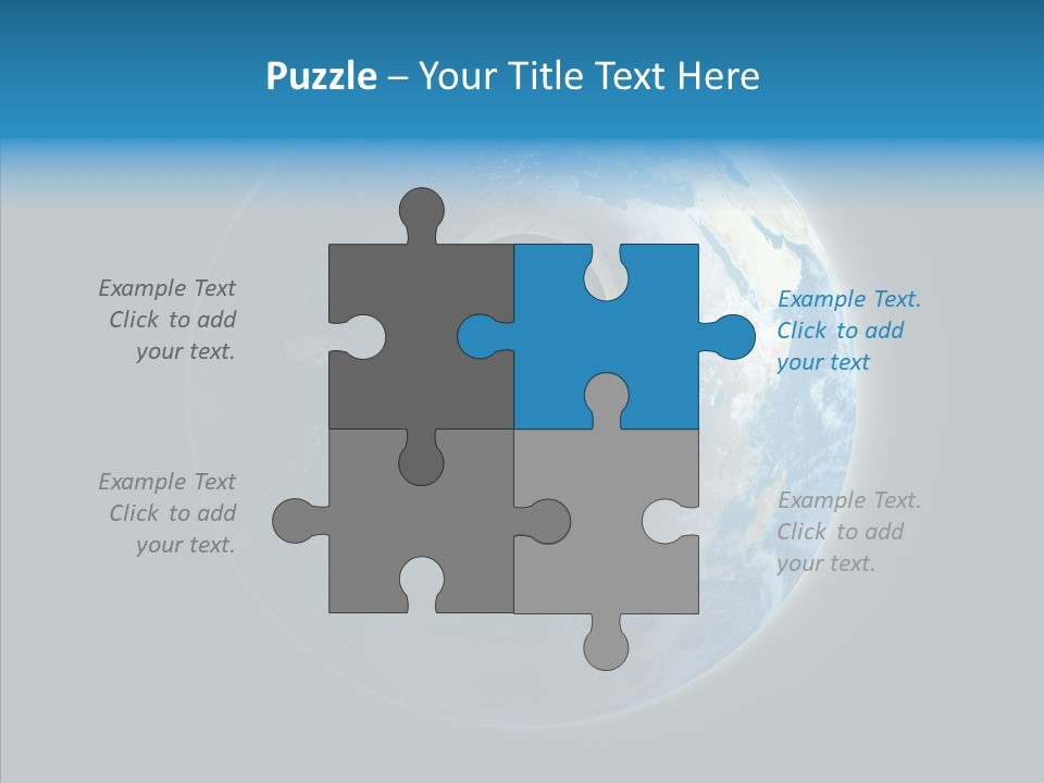 Earth America Planet PowerPoint Template