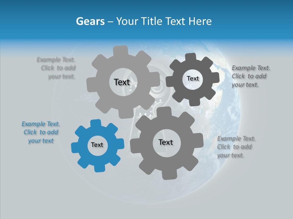 Earth America Planet PowerPoint Template