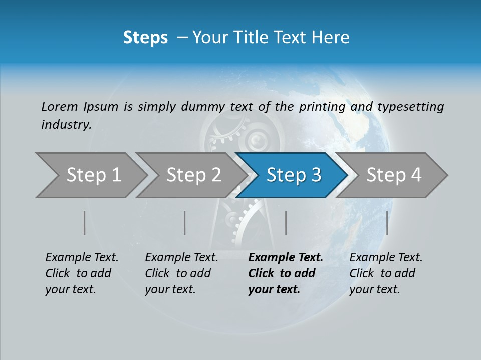 Earth America Planet PowerPoint Template