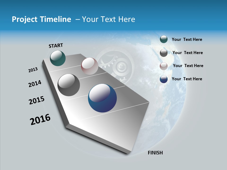 Earth America Planet PowerPoint Template