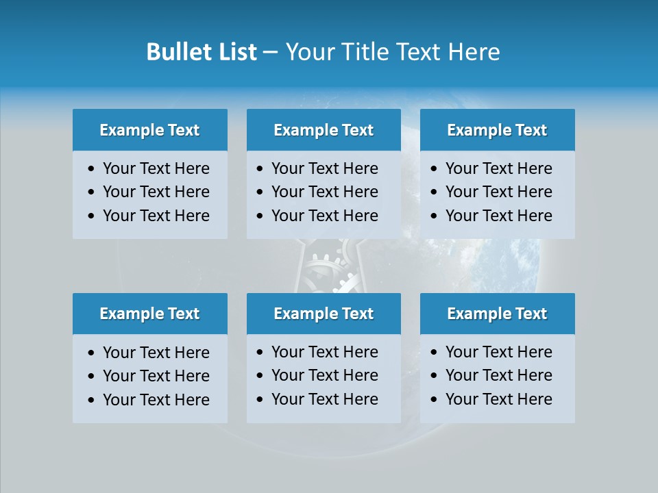 Earth America Planet PowerPoint Template