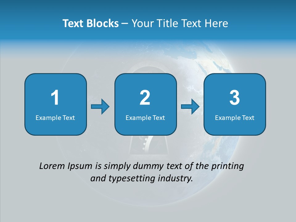 Earth America Planet PowerPoint Template