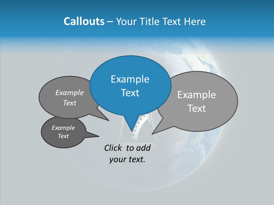 Earth America Planet PowerPoint Template