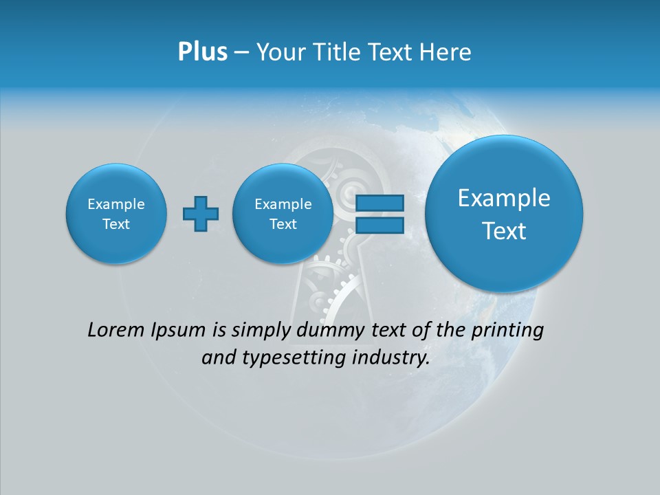 Earth America Planet PowerPoint Template