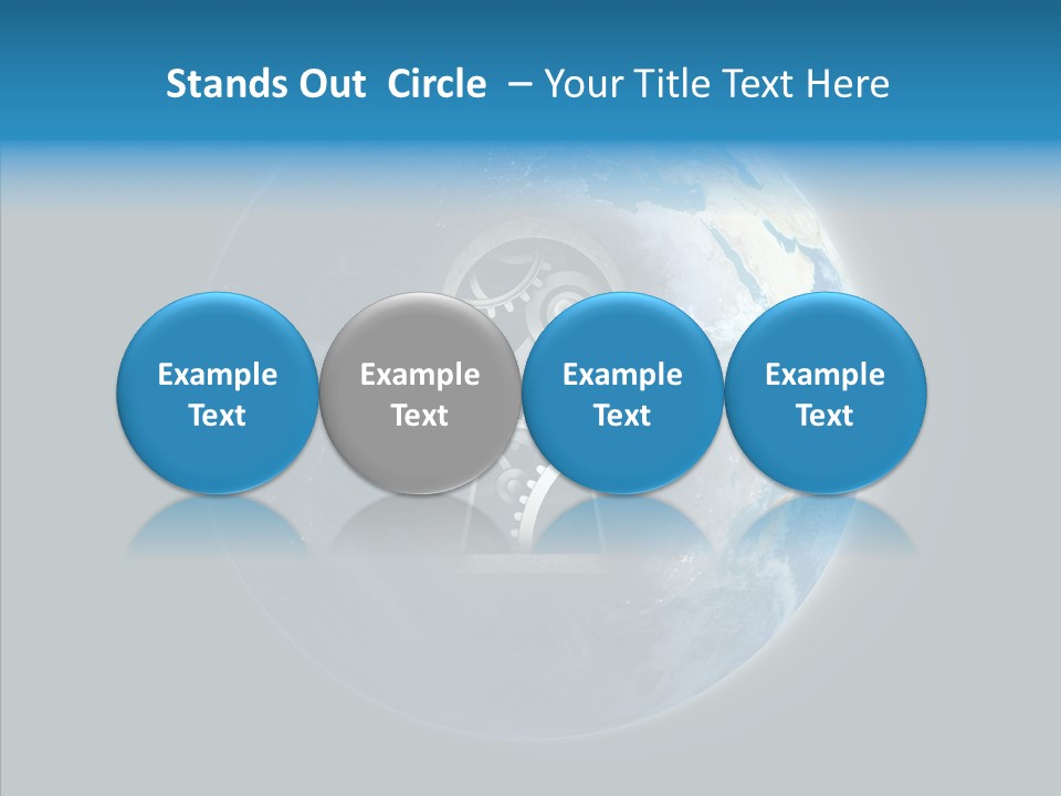 Earth America Planet PowerPoint Template