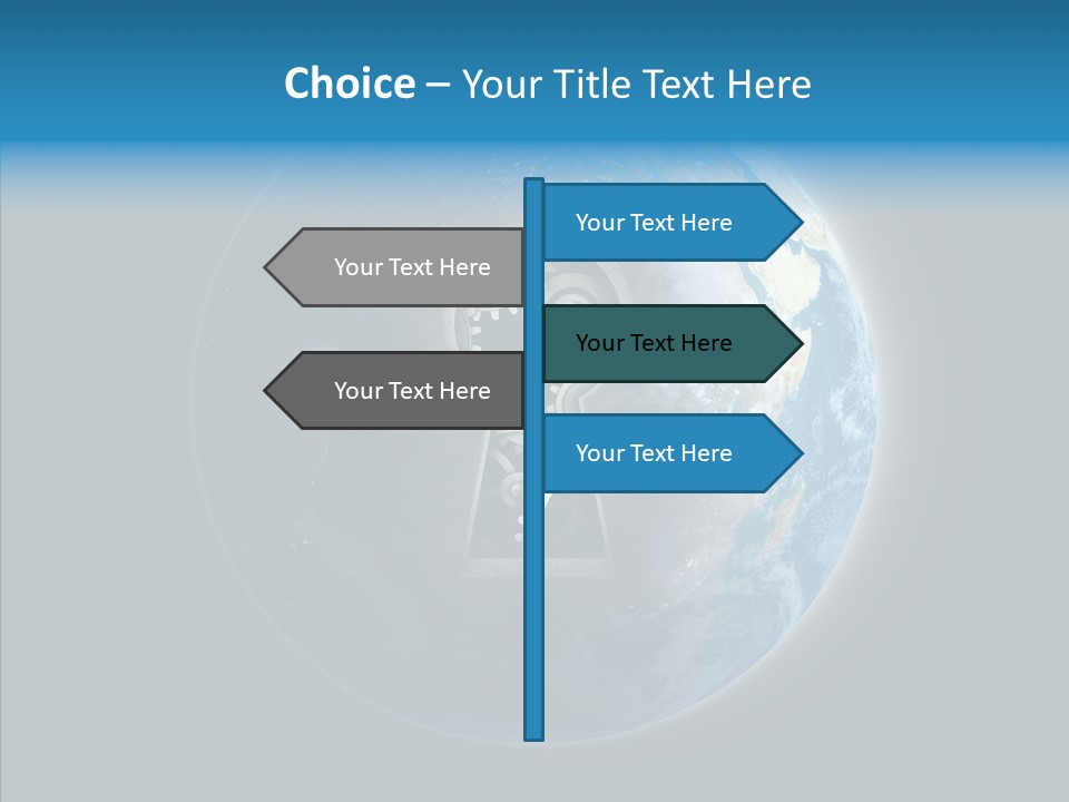 Earth America Planet PowerPoint Template