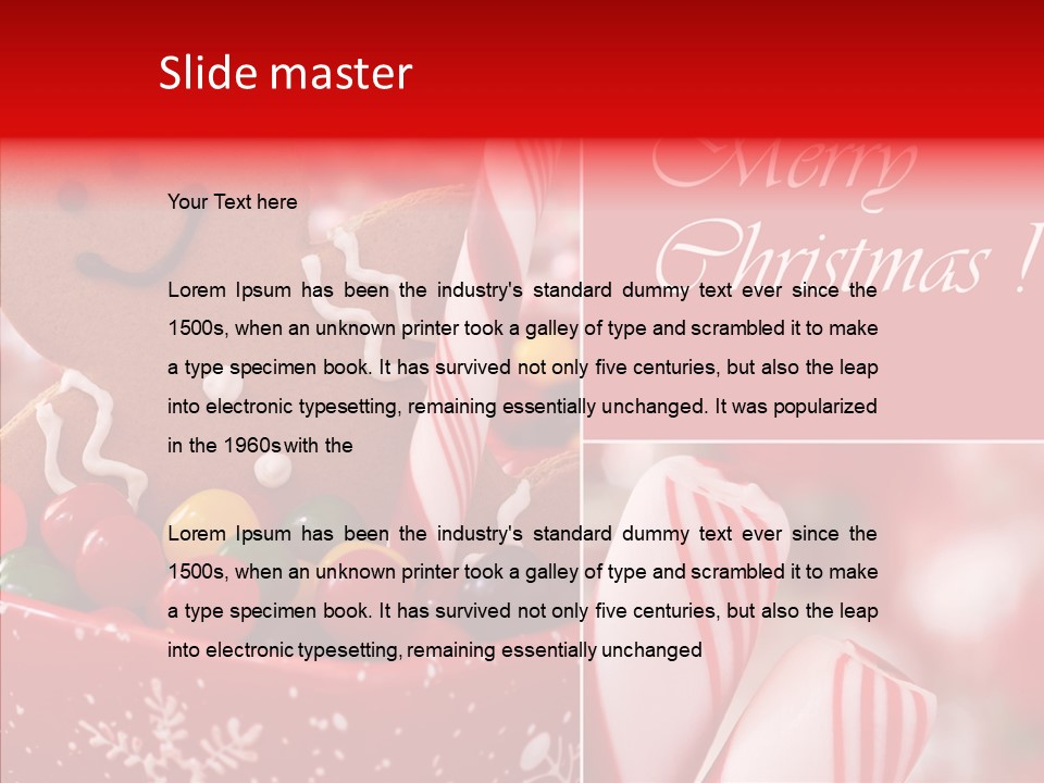 Sweet Still Card PowerPoint Template