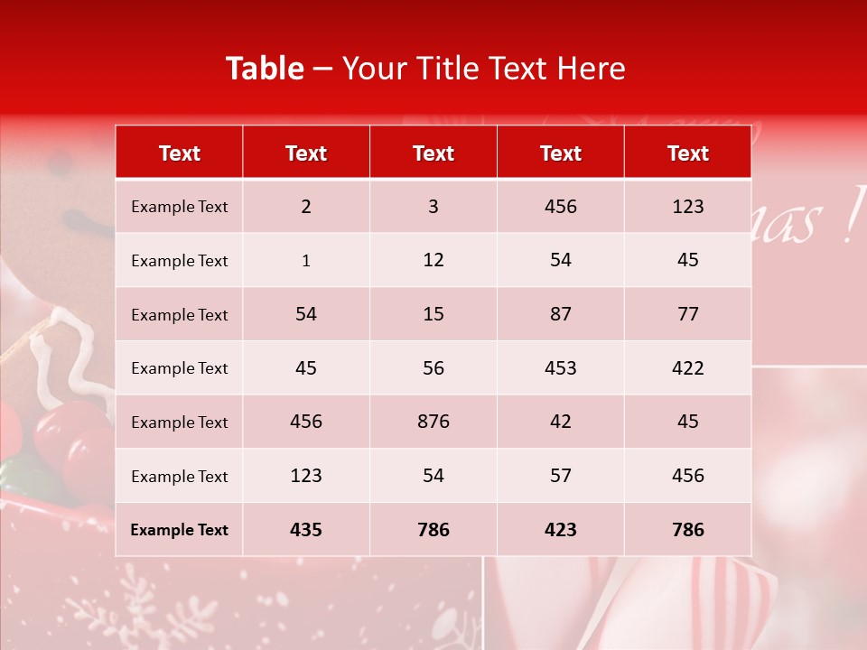 Sweet Still Card PowerPoint Template