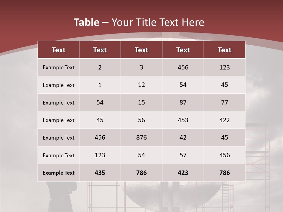 Sketching Drawing Sky PowerPoint Template