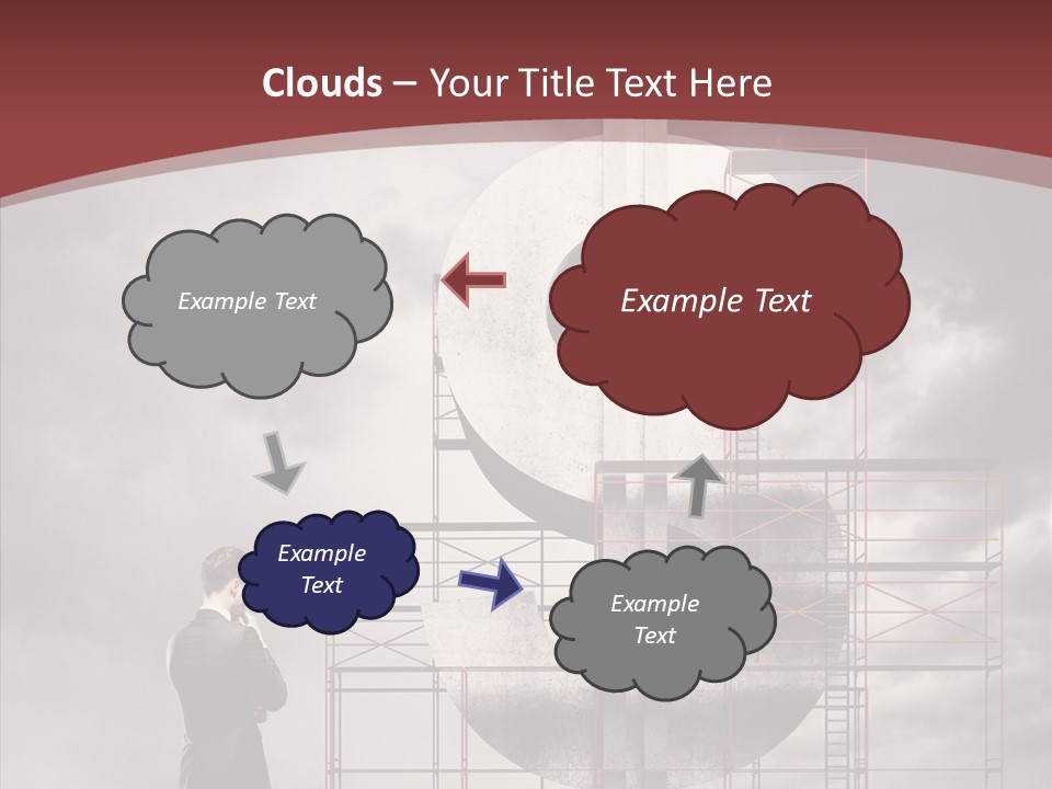 Sketching Drawing Sky PowerPoint Template