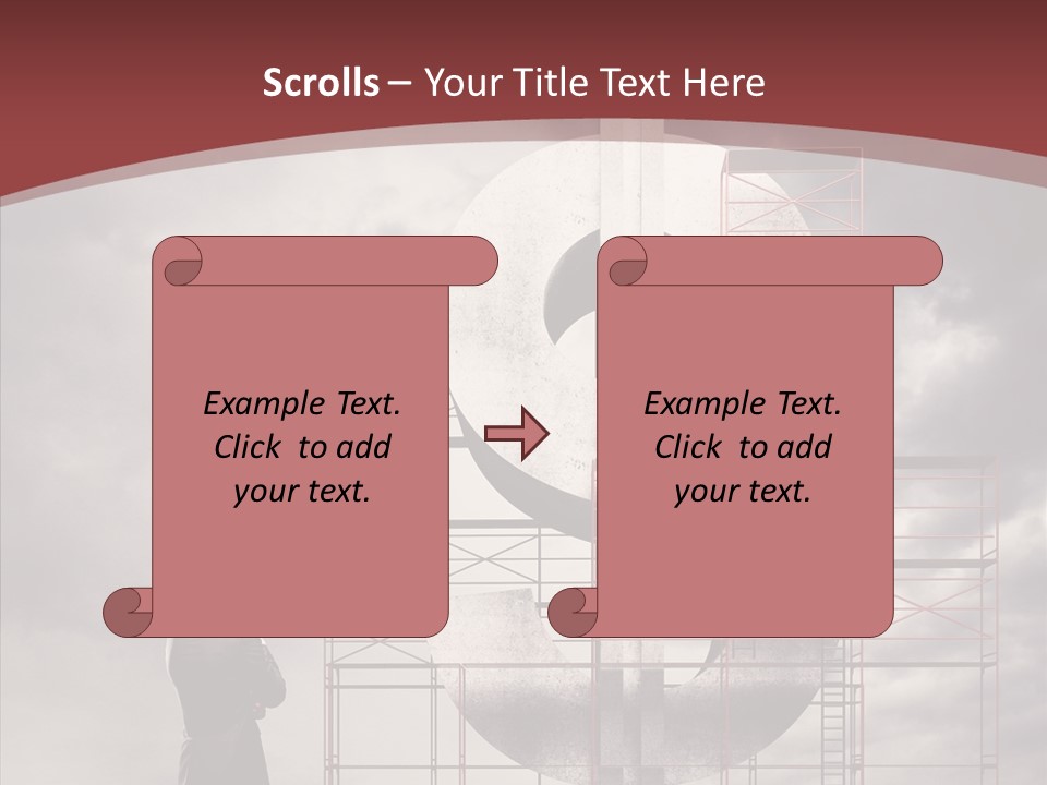 Sketching Drawing Sky PowerPoint Template