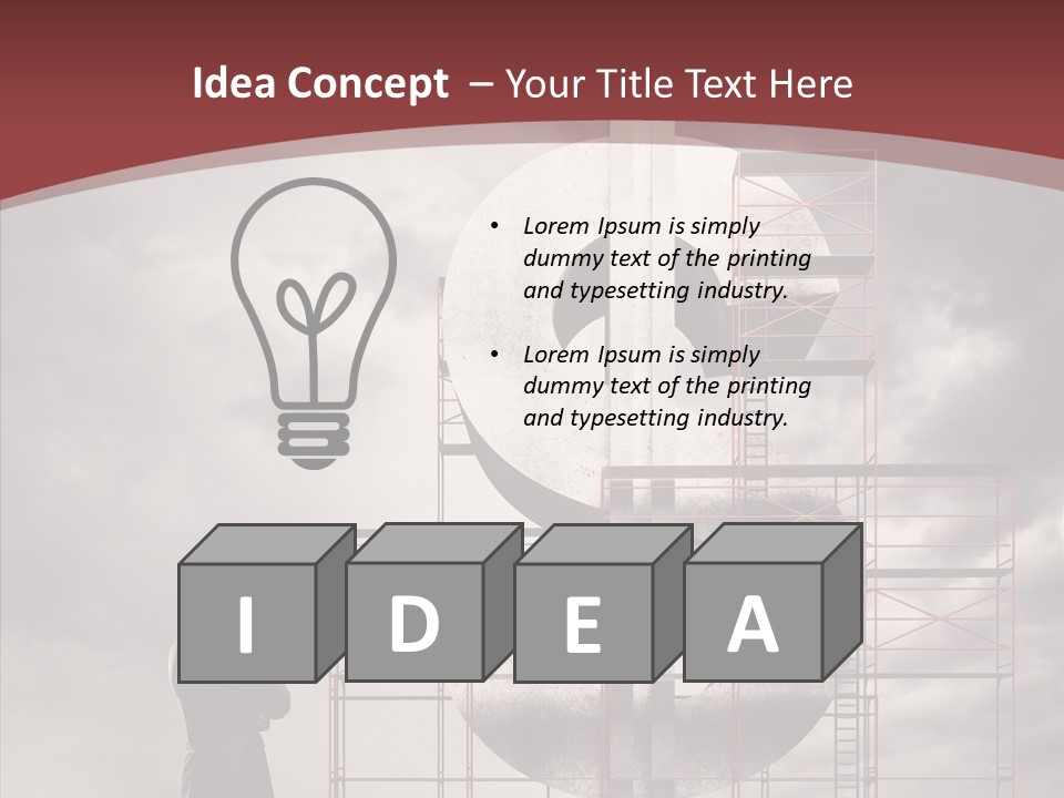 Sketching Drawing Sky PowerPoint Template