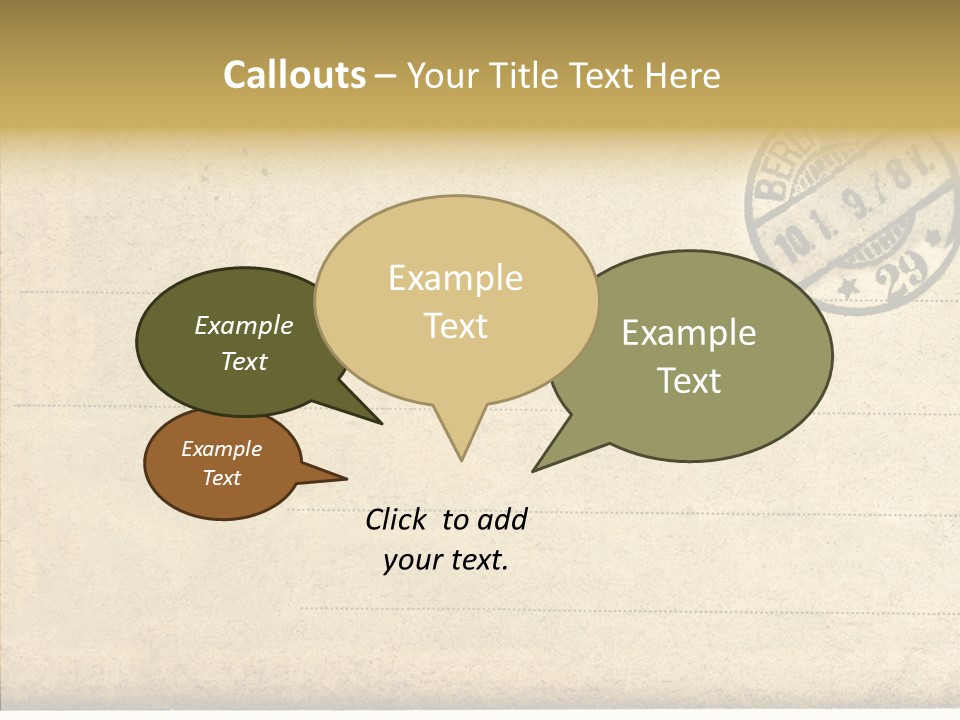 Nobody Used Berlin PowerPoint Template