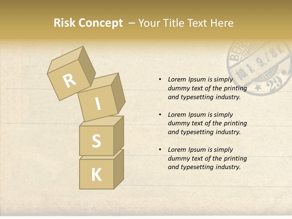 Nobody Used Berlin PowerPoint Template