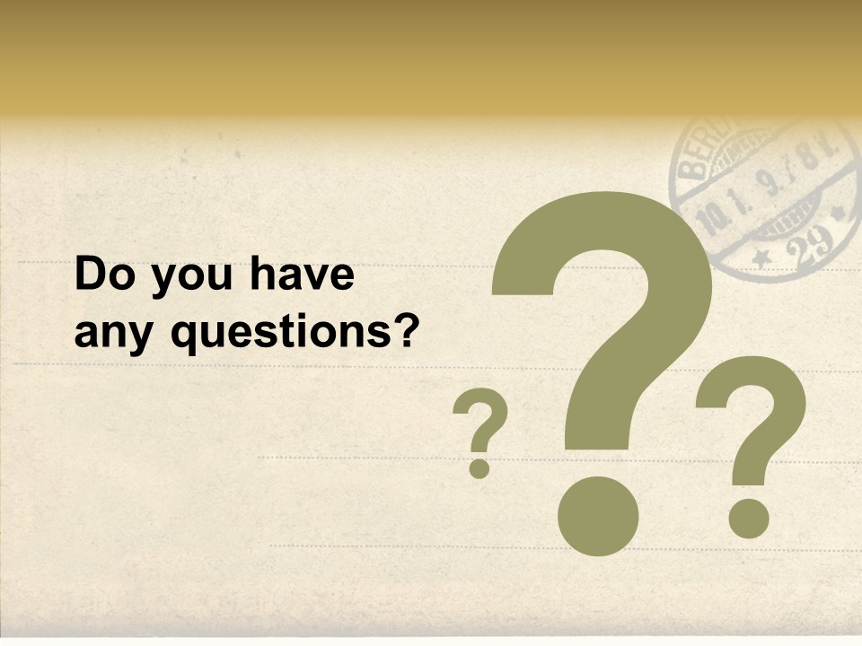 Nobody Used Berlin PowerPoint Template