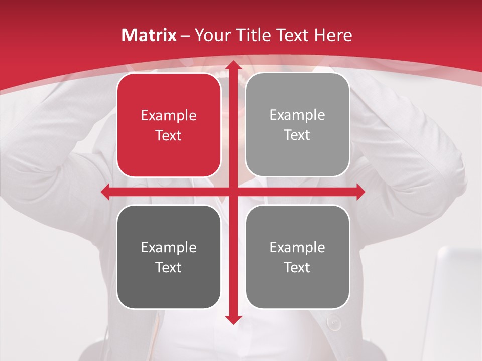 Yelling Brunette Expression PowerPoint Template