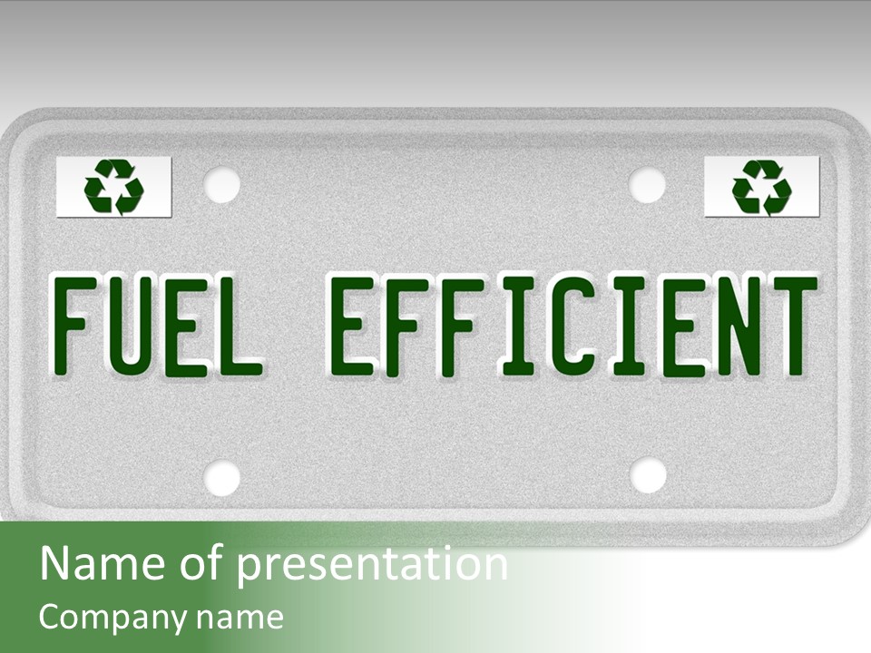 License Environmental Gas PowerPoint Template