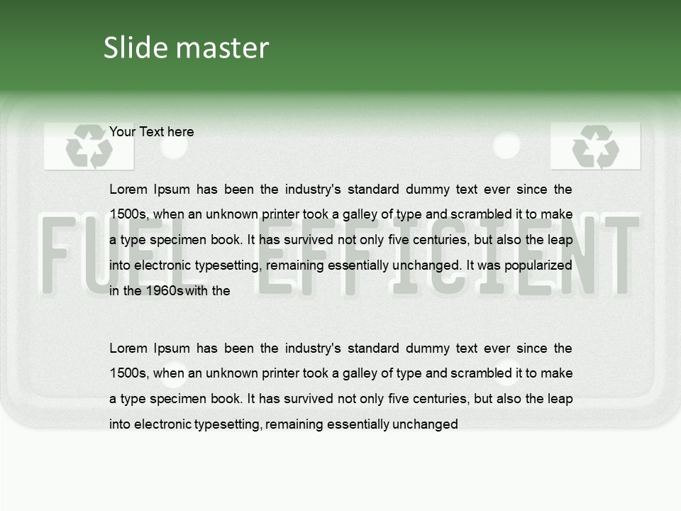 License Environmental Gas PowerPoint Template