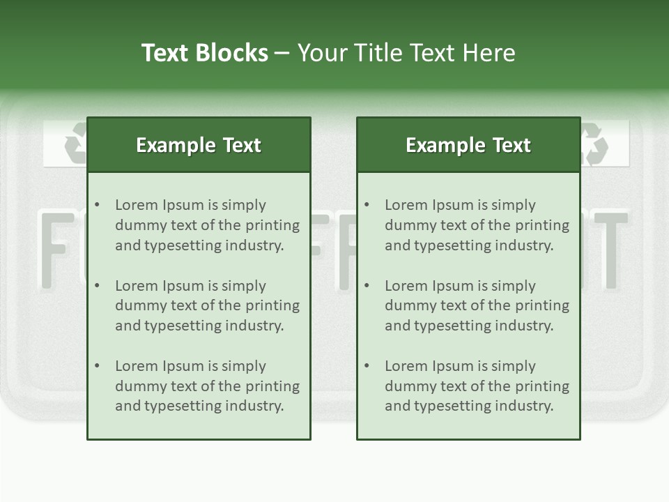 License Environmental Gas PowerPoint Template