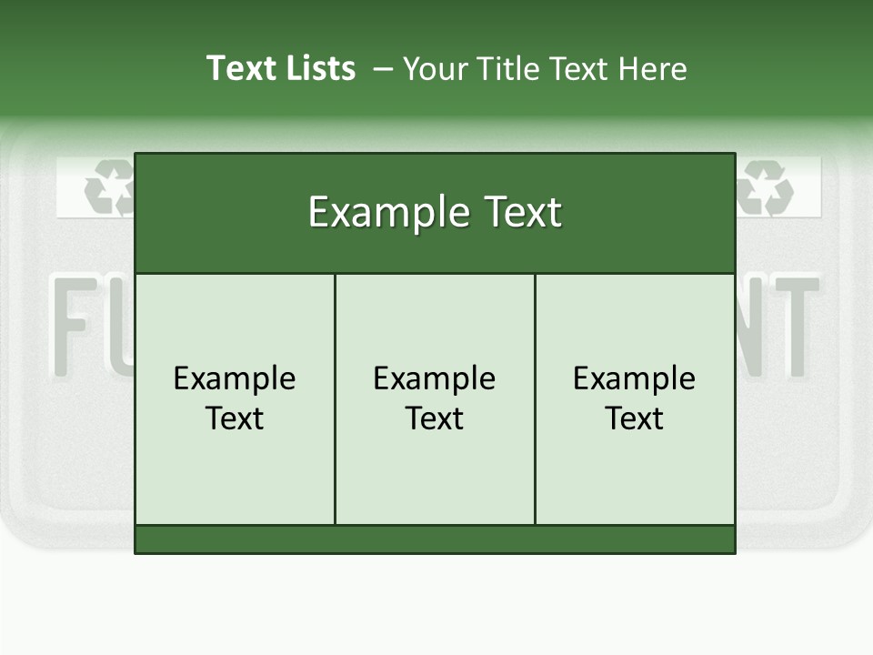 License Environmental Gas PowerPoint Template