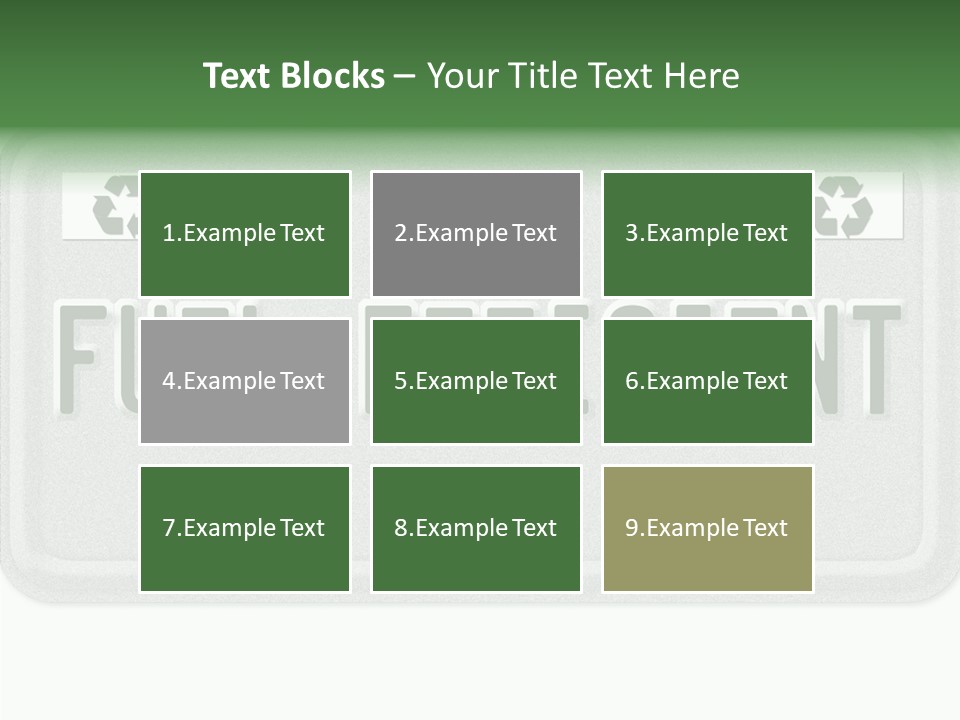 License Environmental Gas PowerPoint Template