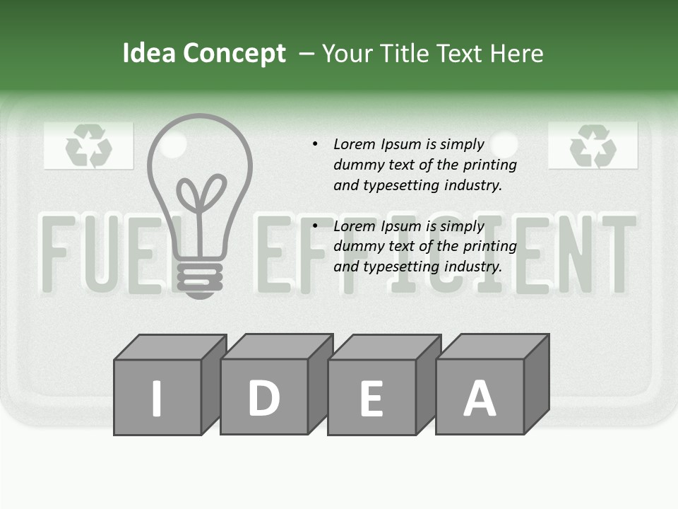 License Environmental Gas PowerPoint Template
