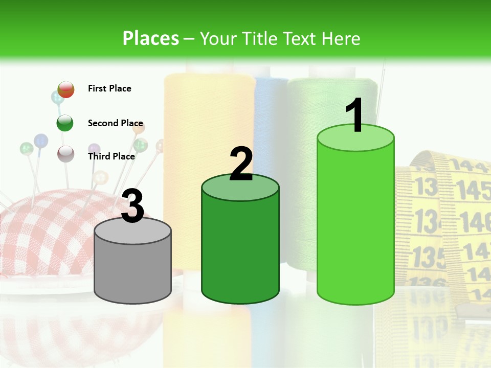 Shining Sewing Fibre PowerPoint Template