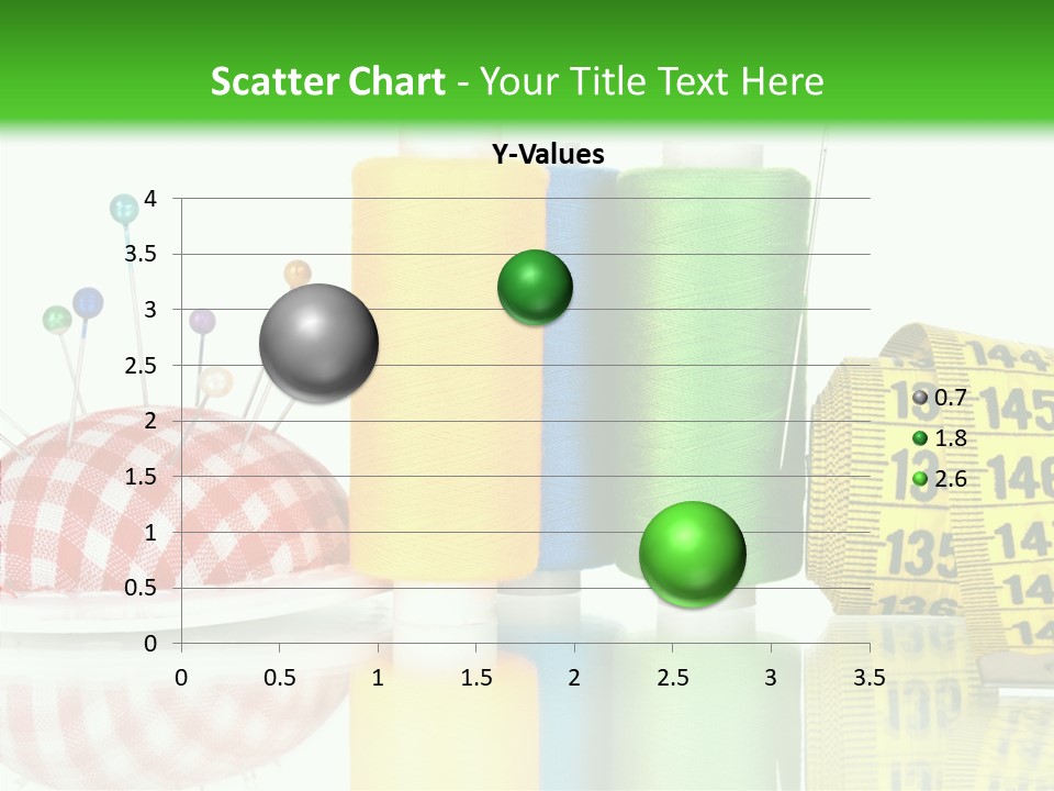 Shining Sewing Fibre PowerPoint Template