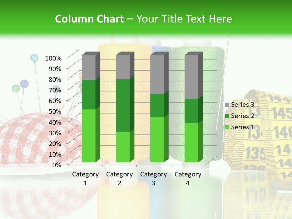 Shining Sewing Fibre PowerPoint Template
