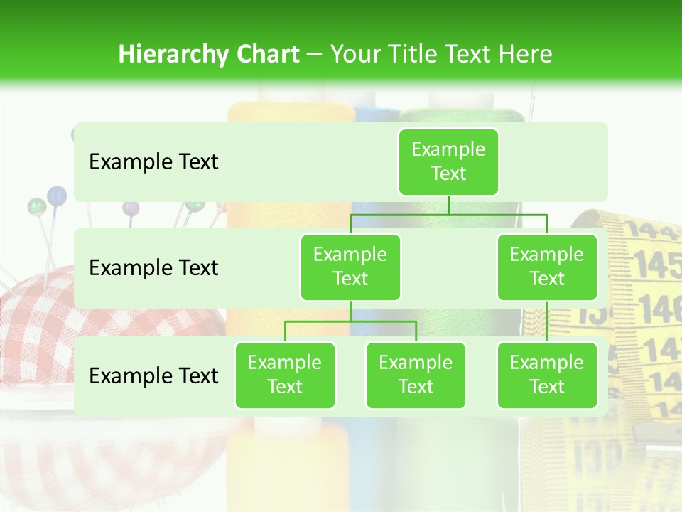 Shining Sewing Fibre PowerPoint Template