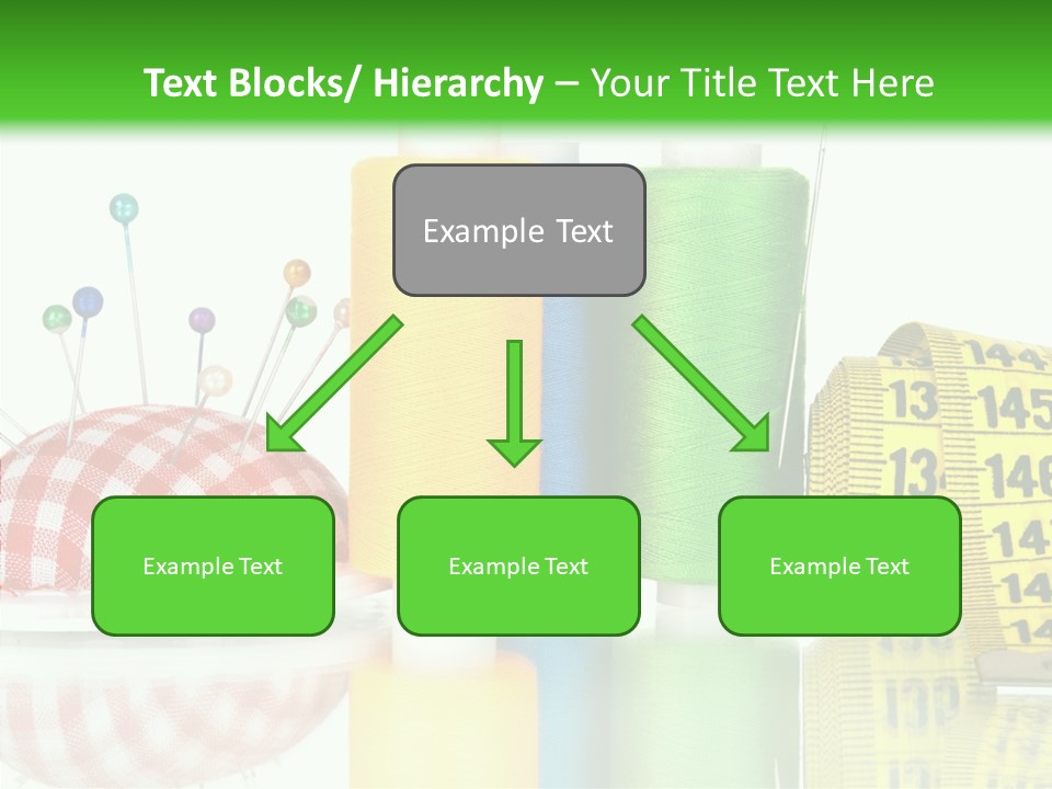 Shining Sewing Fibre PowerPoint Template