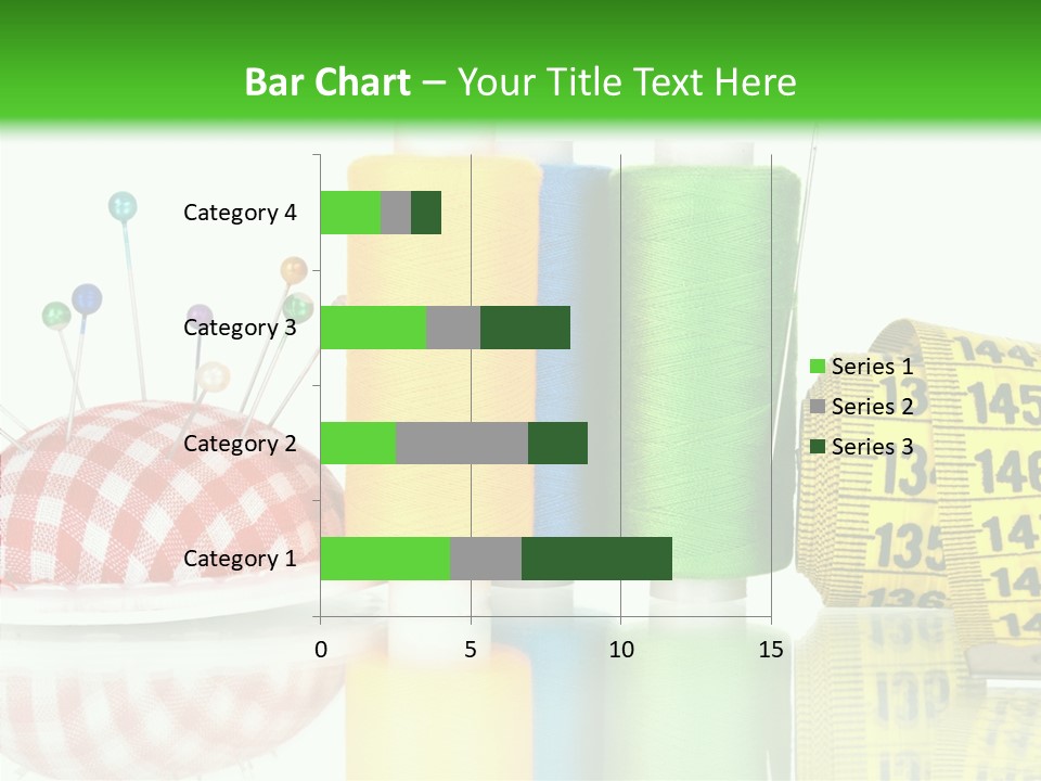 Shining Sewing Fibre PowerPoint Template