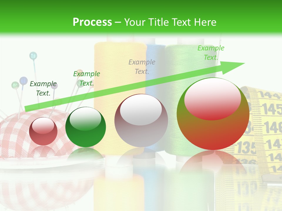 Shining Sewing Fibre PowerPoint Template