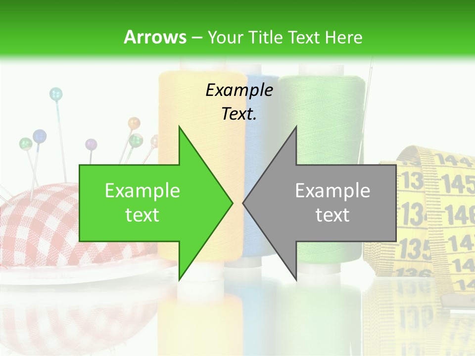 Shining Sewing Fibre PowerPoint Template