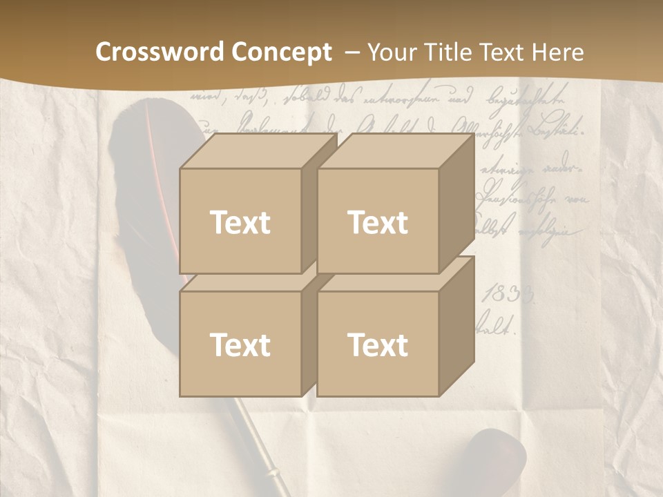Nobody Sheet Crumpled PowerPoint Template
