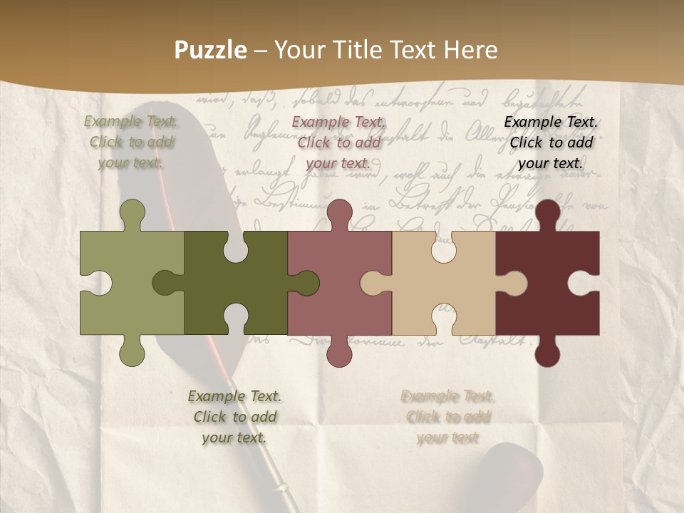 Nobody Sheet Crumpled PowerPoint Template